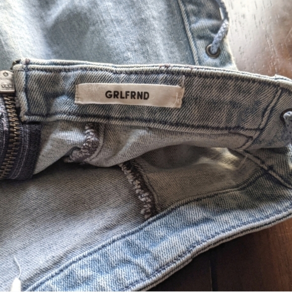 GRLFRND Crystal Lace Up Jean Skirt - Picture 5 of 10